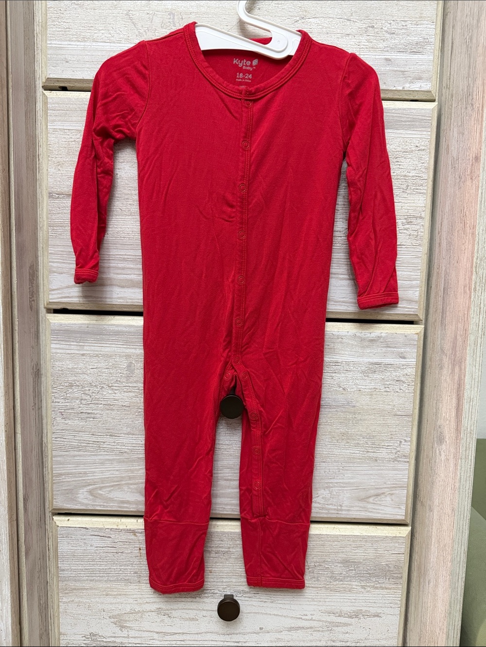 Kyte Baby Cardinal Romper Size 18-24M